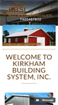 Mobile Screenshot of kirkhambuildingsystem.com